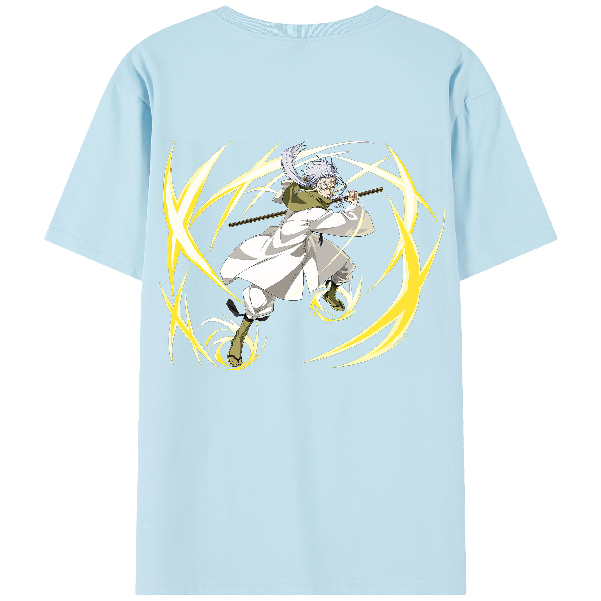 （画像用） 転スラ Regarding Reincarnated to Slime 綿100％半袖Tシャツ（背面プリント）